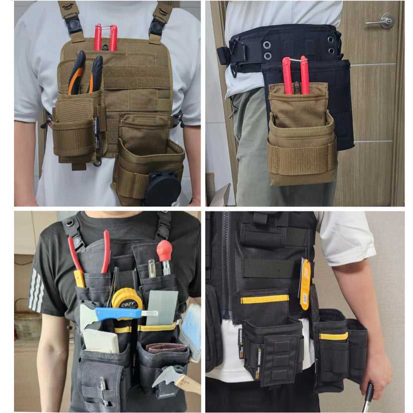 Durawork テープメジャーポーチ Dura204 BLK/BRW-