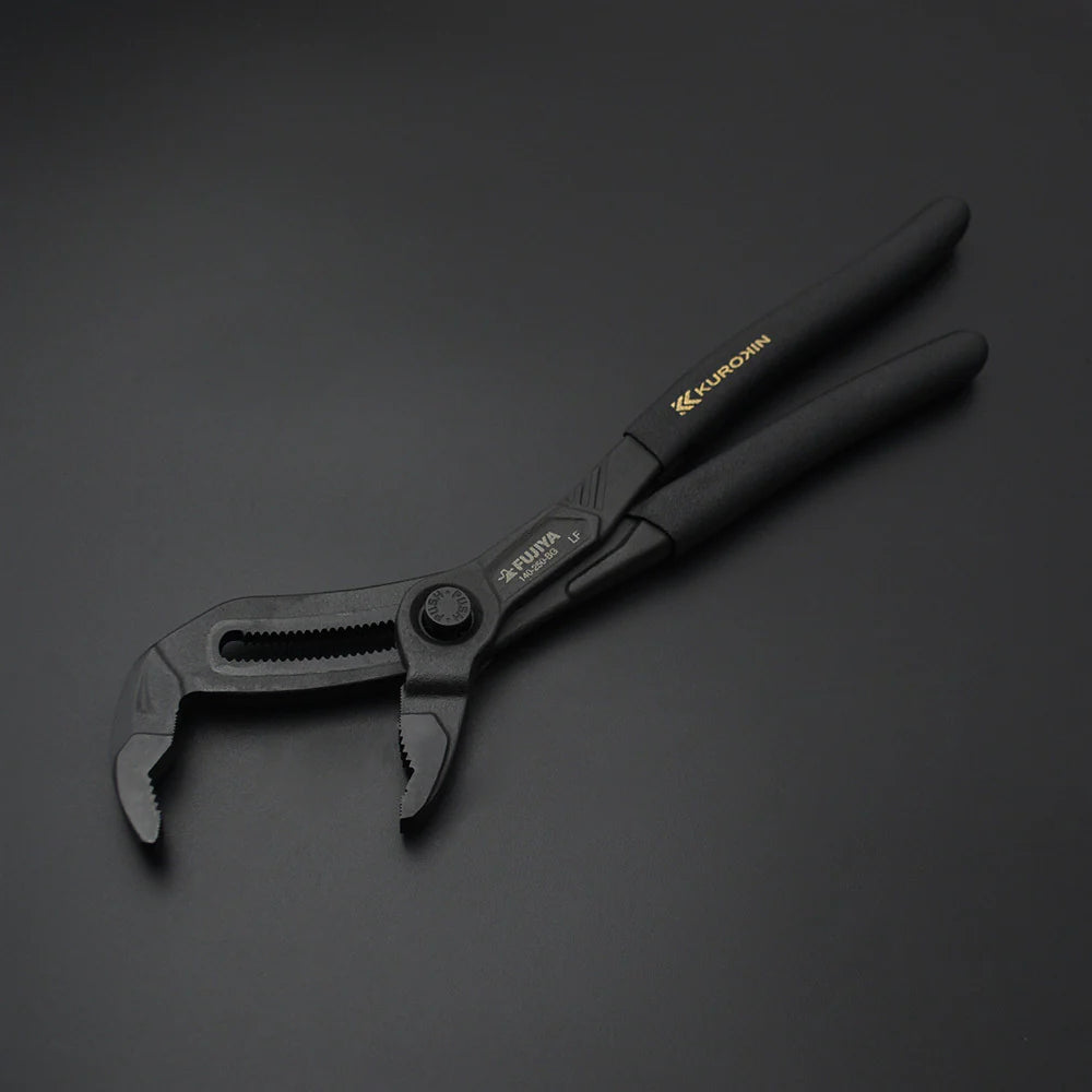 フジ矢 クイックウォーターポンププライヤー(黒金)140-250-BG