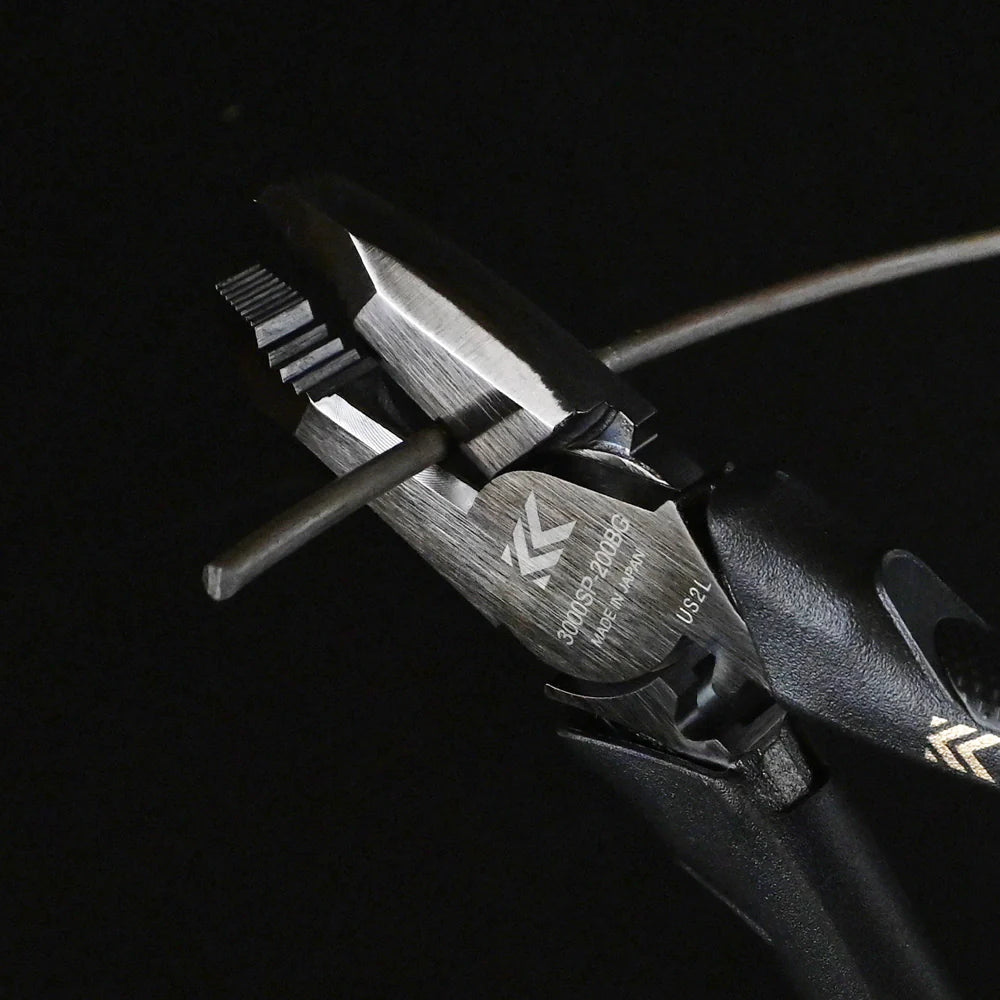 【予約商品】フジ矢 テコペン偏芯パワーペンチ (黒金)200mm 3000SP-200BG-