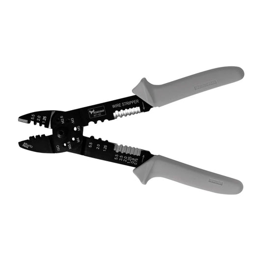 ツノダ 電工万能ペンチ(オープンバレル端子・裸圧着端子用)230mm 【AP-01】-AP-01