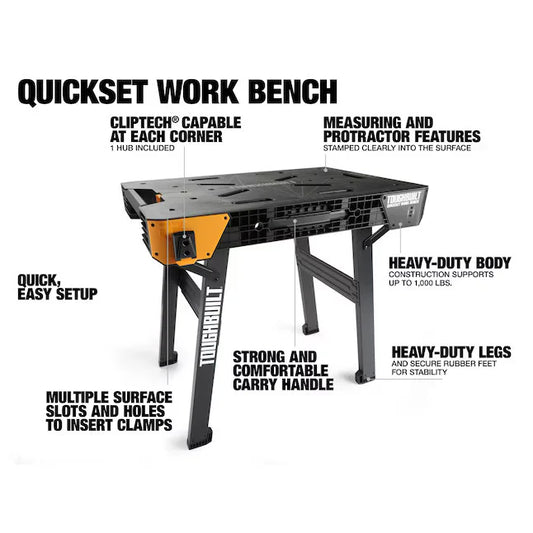 TOUGHBUILT クイックセットワークベンチ TB-WB700-