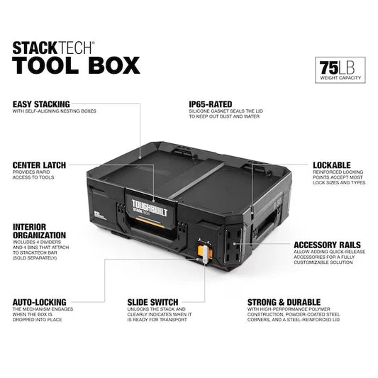 TOUGHBUILT STACK TECH ツールボックス30 TB-B1-B-30-