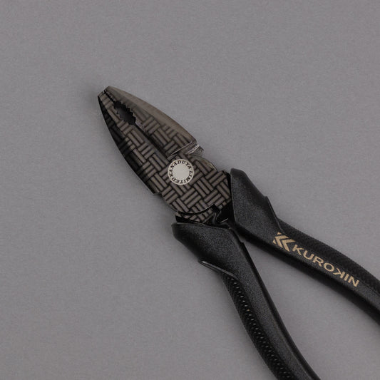 フジ矢 偏芯パワーペンチ(黒金)200mm 3000N-200BG 【金津屋商店オリジナルデザイン:三崩し】-