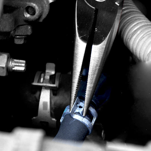 フジ矢 メカニックプライヤー(クロスローレット)(黒金)200mm 353R-200BG-353R-200BG