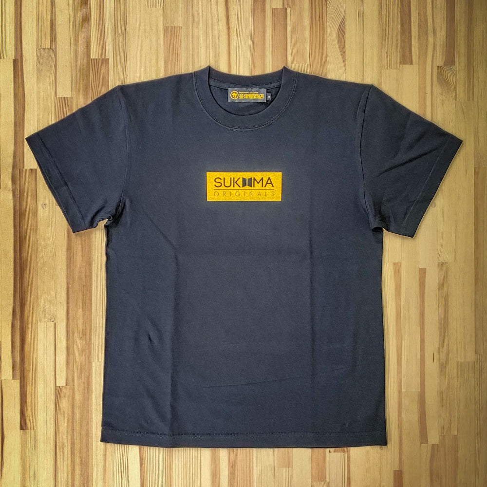 大中小店×金津屋商店 コラボTシャツ 5.6オンス ブラック-Tシャツ-金津屋商店