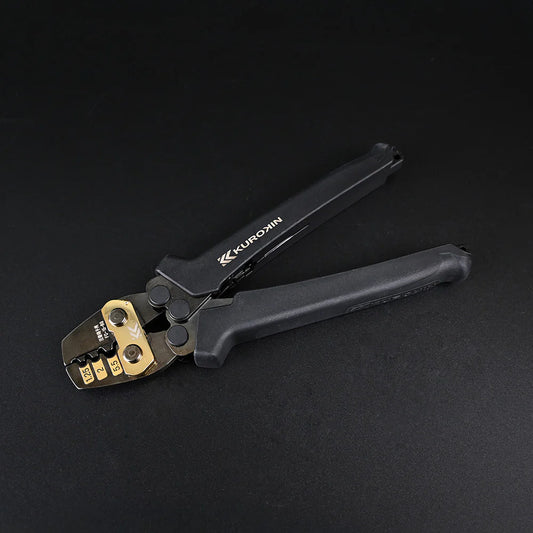 【予約商品】フジ矢 圧着⼯具 (裸端⼦‧裸スリーブ⽤)(黒金)FC-15-BG-