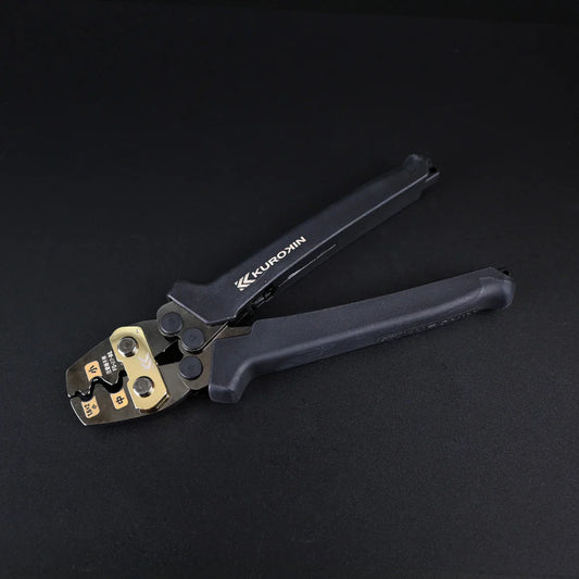 【予約商品】フジ矢 圧着⼯具 (銅線⽤‧リングスリーブ⽤)(黒金)FC-27-BG-