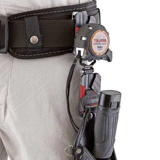 タジマ セフホルダー胴ベルト用 金属上下 右 2連 4色限定品-