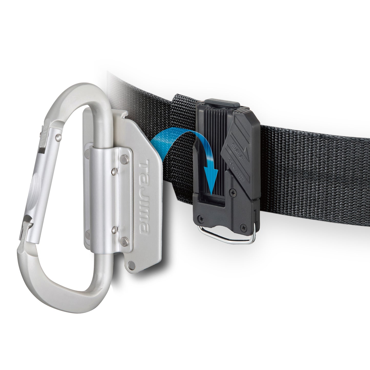 タジマ セフ工具ホルダーアルミ カラビナ大 SFKHA-CL-