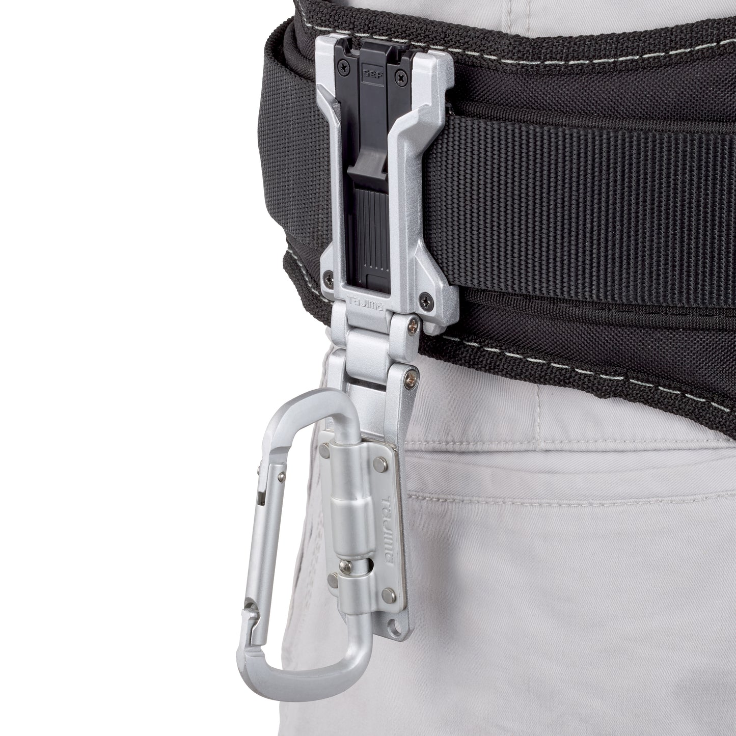 タジマ カスタムセフホルダー用工具ホルダーアルミ スリムカラビナ小 折りたたみ SFPSKHA-CSF