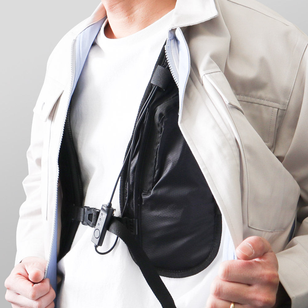 サンコー 水冷クールベストLite 熱中症対策商品 フリーサイズ-水冷ベスト-金津屋商店