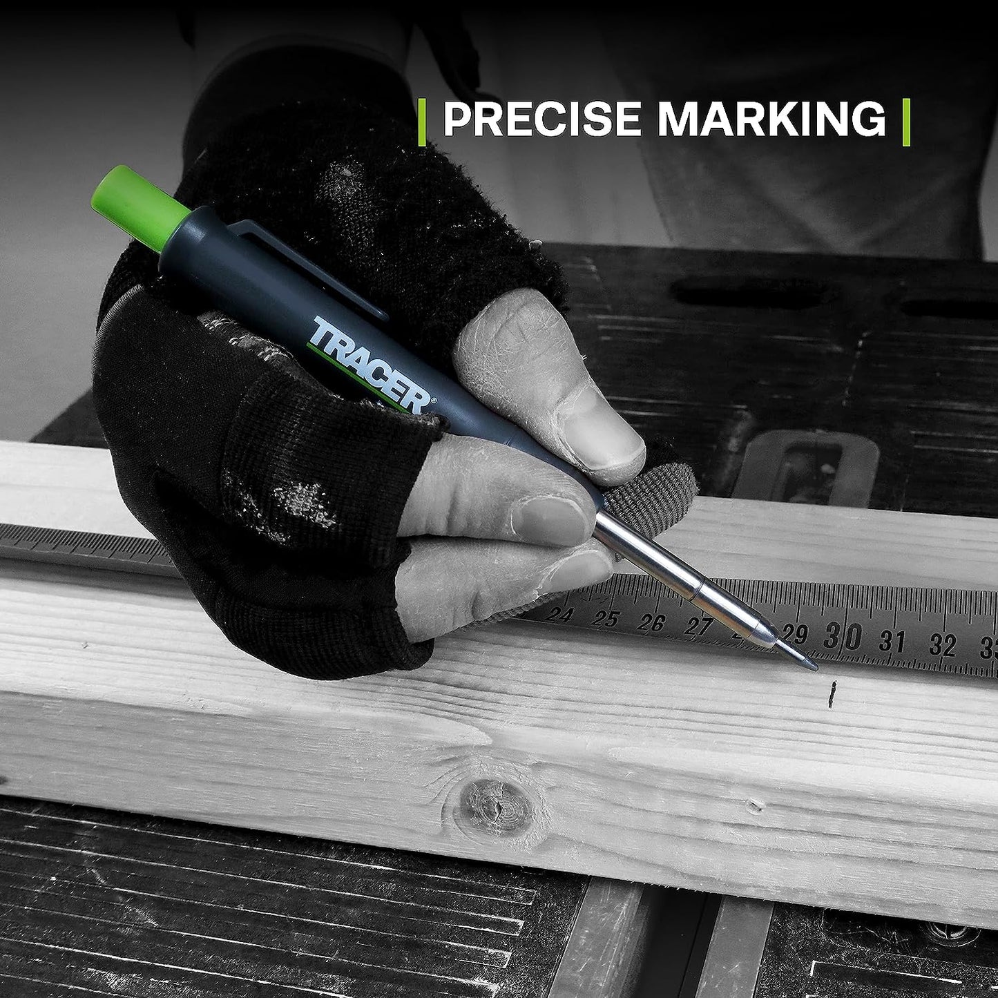 TRACER ディープホールシャープペンシル2.8mm+替芯セット AMK1-AMK1