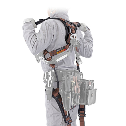 タジマ ハオルハーネスHA サドルブラウン 超消臭パッド付 AHAF-SBRCP 限定カラー-