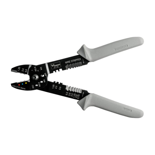 ツノダ 電工万能ペンチ(オープンバレル端子・絶縁圧着端子用)230mm 【AP-06】-AP-06