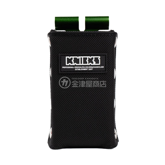 ニックス(KNICKS) コーデュラバリスティック生地レベルホルダー(アルミ金具背台補強タイプ) BA-100LDX(白タグ) 公認カスタム-BA-100LDX-WT-CUS-G