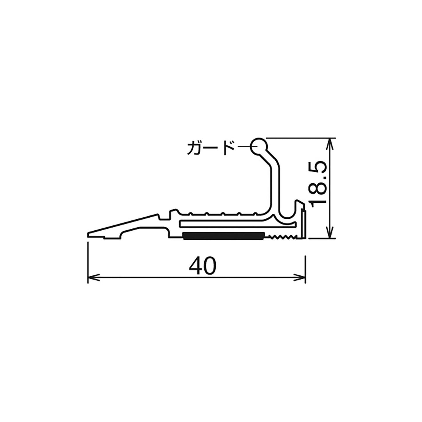 タジマ カッターガイドスリム 200mm/300mm/450mm/600mm-