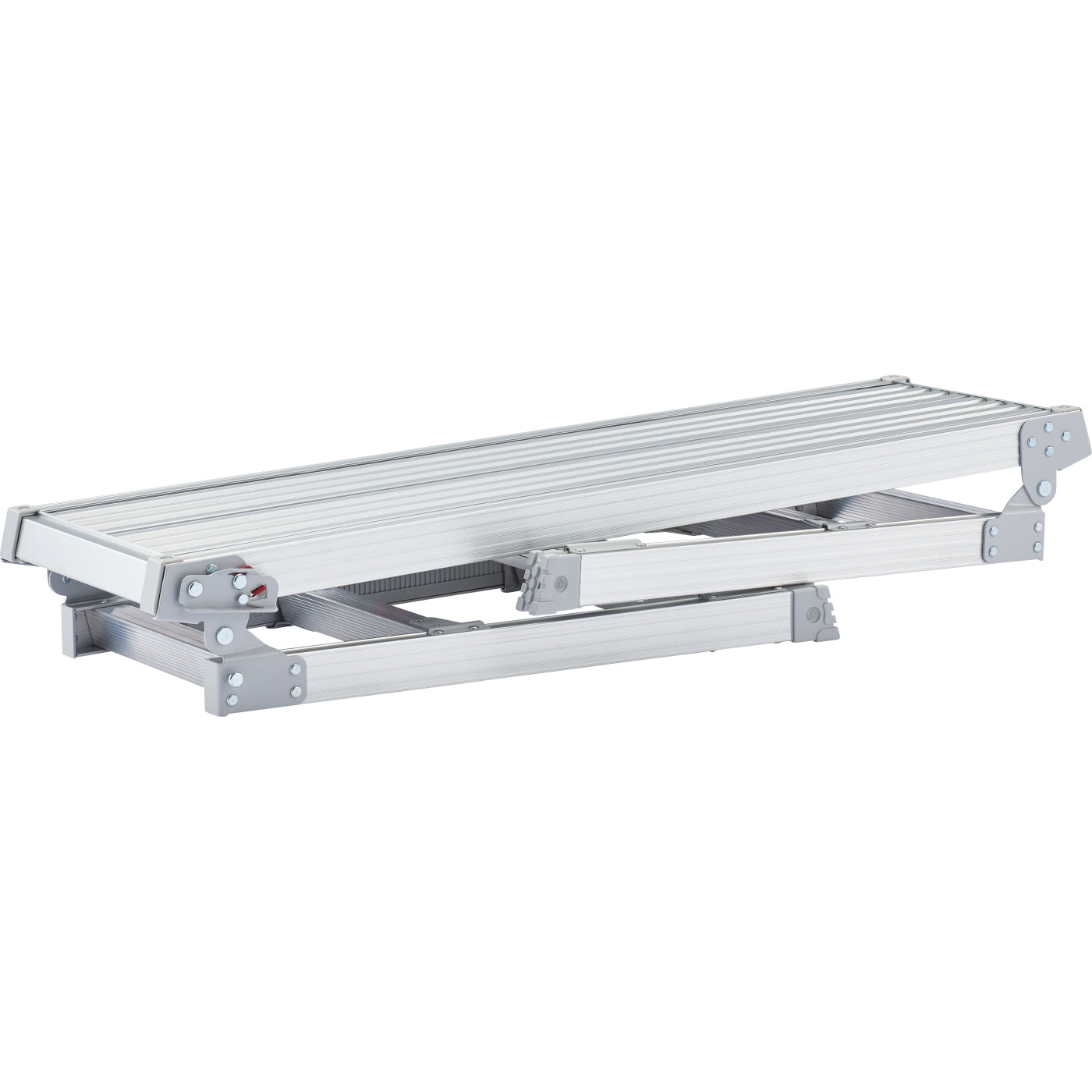 【予約商品】高儀×長谷川工業 SKYSTEP アルミ脚部伸縮足場台 MB-1000(天板高さ0.65~0.96m) メタルブルー【関東限定】-