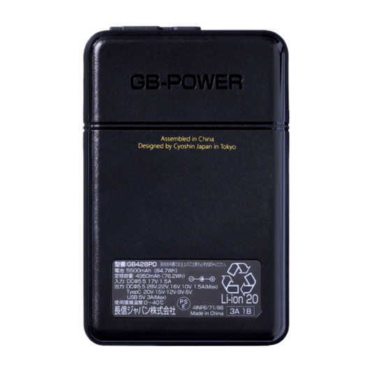 長信ジャパン GB-POWER 28Vシリーズ リチウムポリマーバッテリー GB428PD