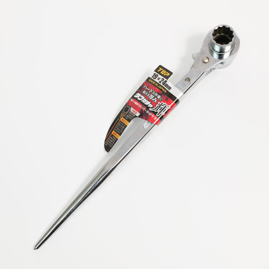 TOP工業 タフガチャ輝(総磨き仕様) ハードな作業に耐える厚み-KRMS-19×24