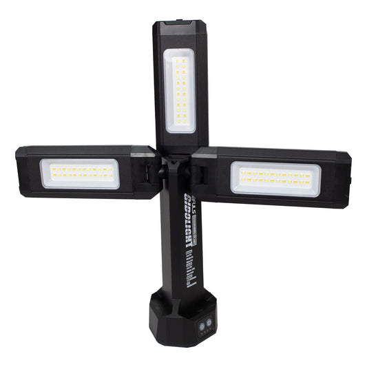 ZEFULS 自在三灯式LEDライト ギドライト ZA-GL2000-投光器-ZA-GL2000-金津屋商店