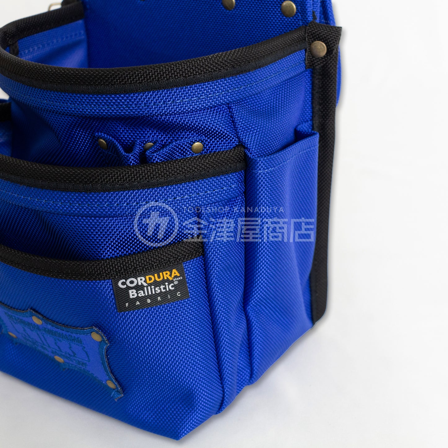 ニックス(KNICKS) コーデュラバリスティック生地チェーンタイプ3段腰袋 BA-301DDX-BL-腰袋-BA-301DDX-BL-金津屋商店