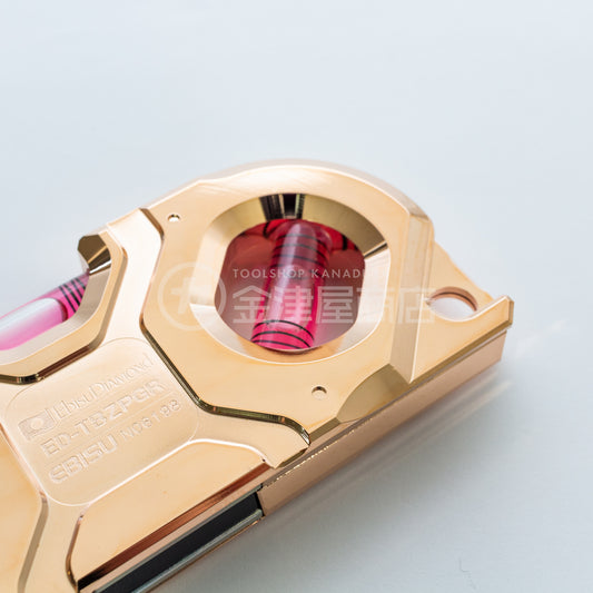 エビス×新潟精機×スワオメッキ 鳶レベル零 ピンクゴールド ED-TBZPG-