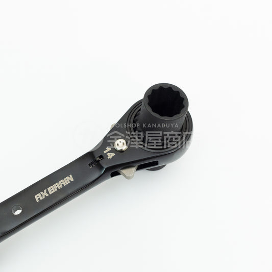 アックスブレーン 4サイズ対応首振りディープラチェット AB4DR-2-AB4DR-2