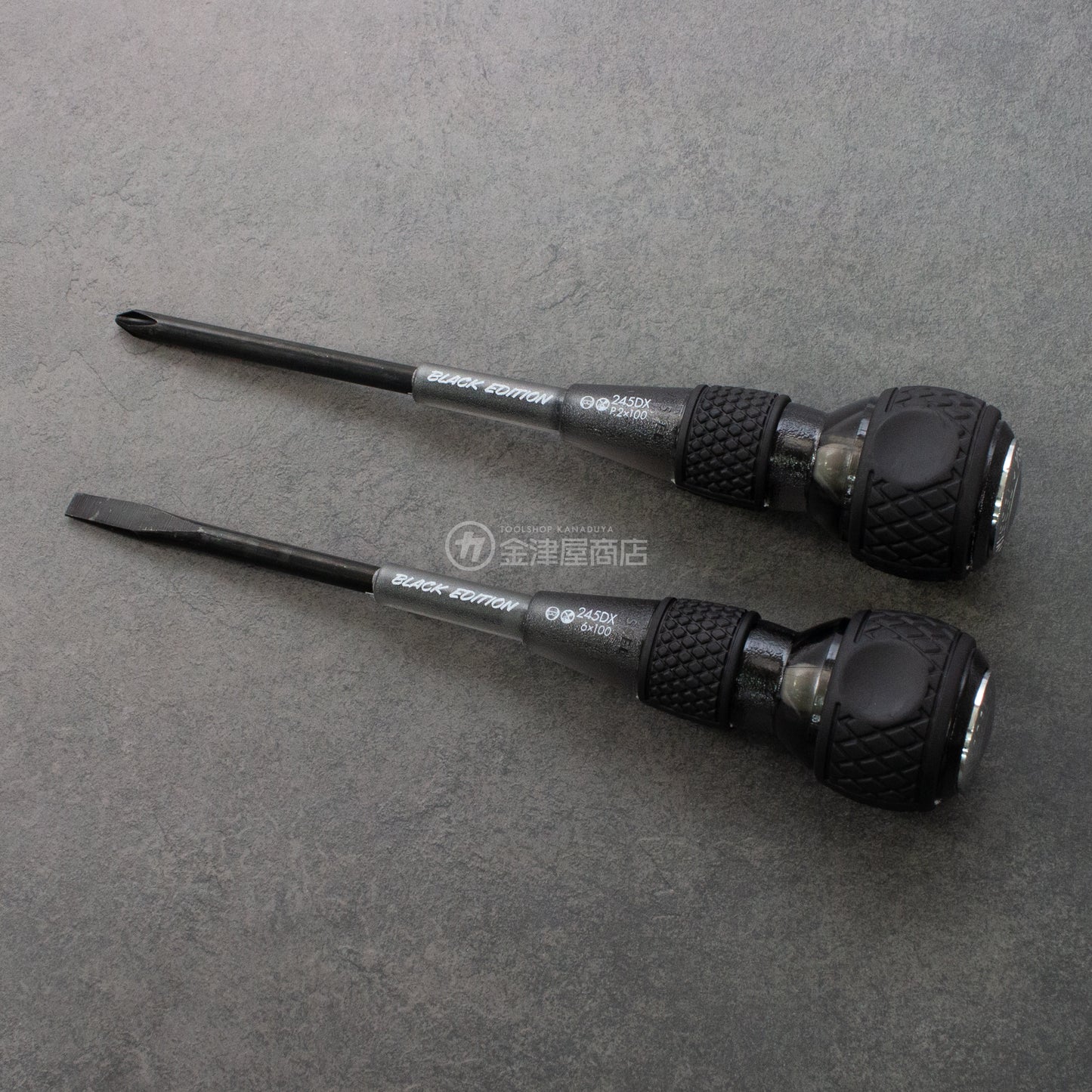 ベッセル 245DXリミテッド BLACK EDITION 安全貫通ドライバーセット +2/-6-245DX-BK
