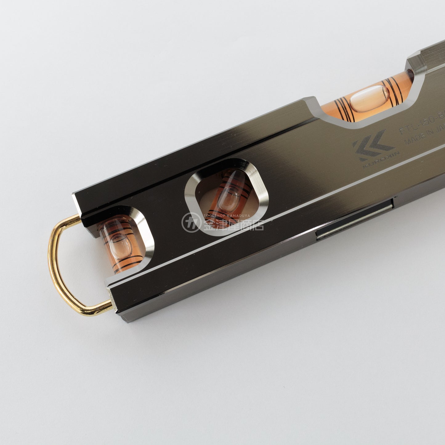 フジ矢 アルミ水平器(黒金) FTL-150-BG-FTL-150-BG