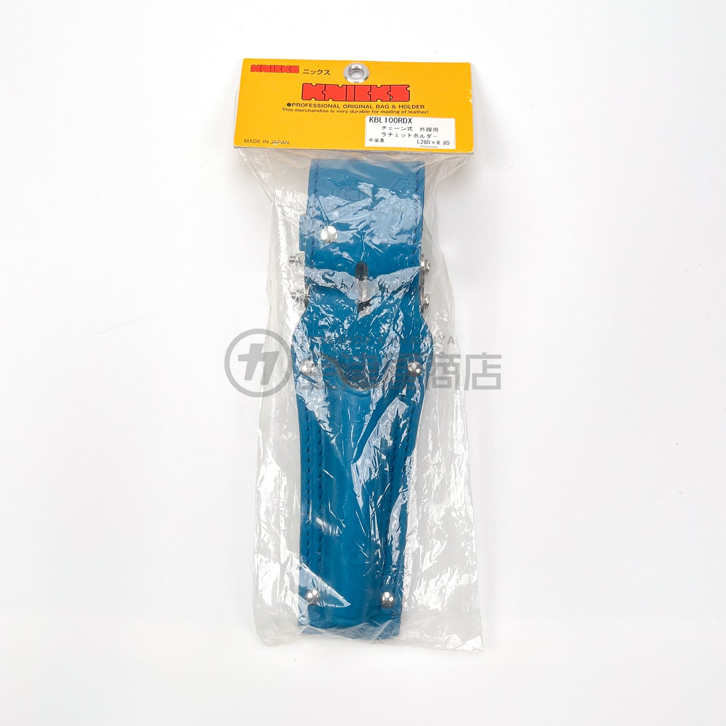 【アウトレット】ニックス(KNICKS) チェーン式ラチェットホルダーブルー KBL-100RDX-