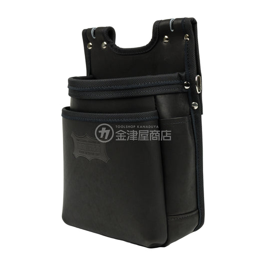 【アウトレット】ニックス(KNICKS) 最高級硬式グローブ革建築用2段腰袋 KGB-201BA