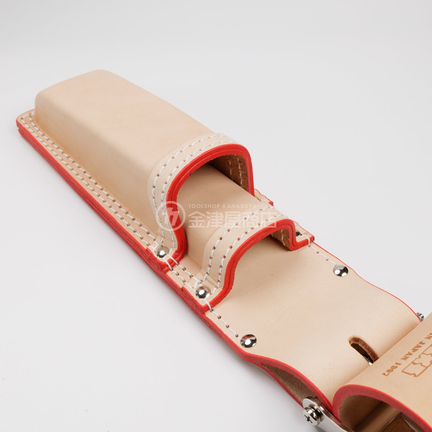 ニックス(KNICKS) チェーン式親子2段ヌメ革ノミホルダー KN-141DX-KN-141DX