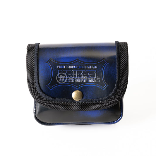 ニックス(KNICKS) アドバンガラス革 小物ポーチ ADV-100BOX-ADV-100BOX-BL