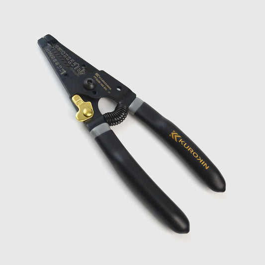 フジ矢 ワイヤーストリッパ(黒金)バネ付きA型/B型 165mm PP323A-165-BG-