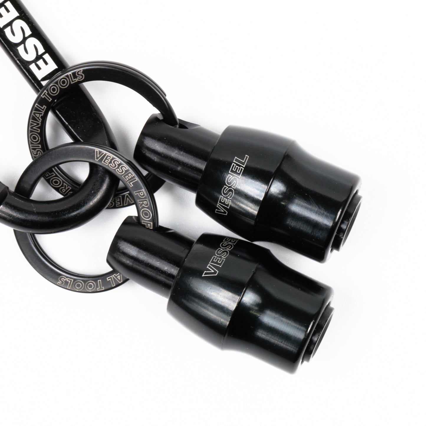 ベッセル BLACK EDITION クイックキャッチャー2個組 カラビナ付き-QB-K2BK