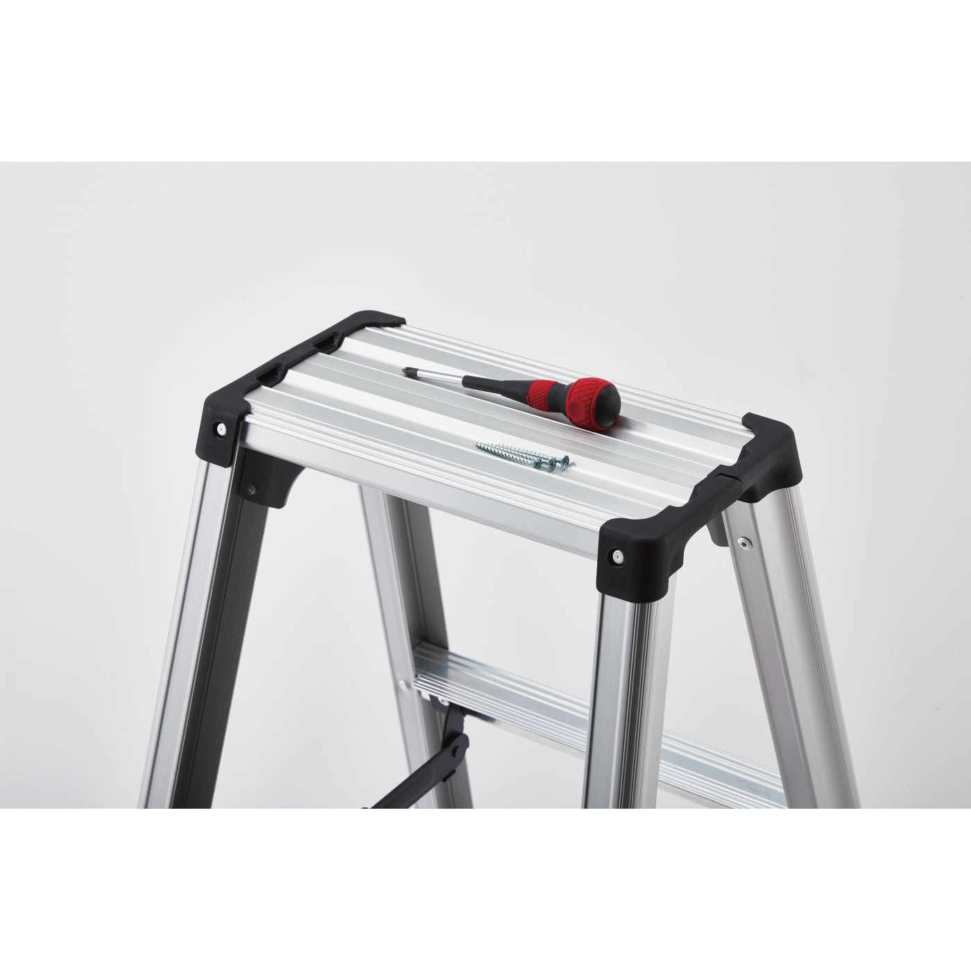 【予約商品】高儀×長谷川工業 SKYSTEP アルミ専用脚立4段 MB-12 メタルブルー【関東限定】-