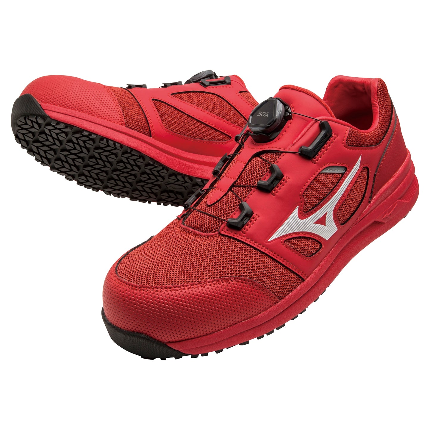 ミズノ 安全靴 オールマイティ LSⅡ 52L BOA レディース-安全靴-金津屋商店