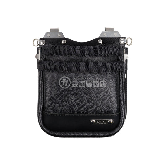 MIKI 本革2段腰袋 エンボス加工革・ダイレクトタイプ SPH-BM2D-
