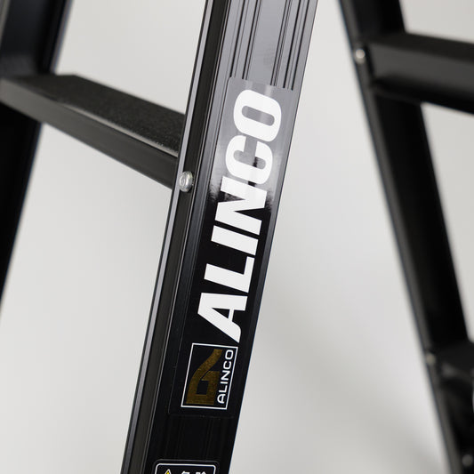 GranGear×アルインコ 踏ざん幅広はしご兼用脚立 B-PRS【ブラック】