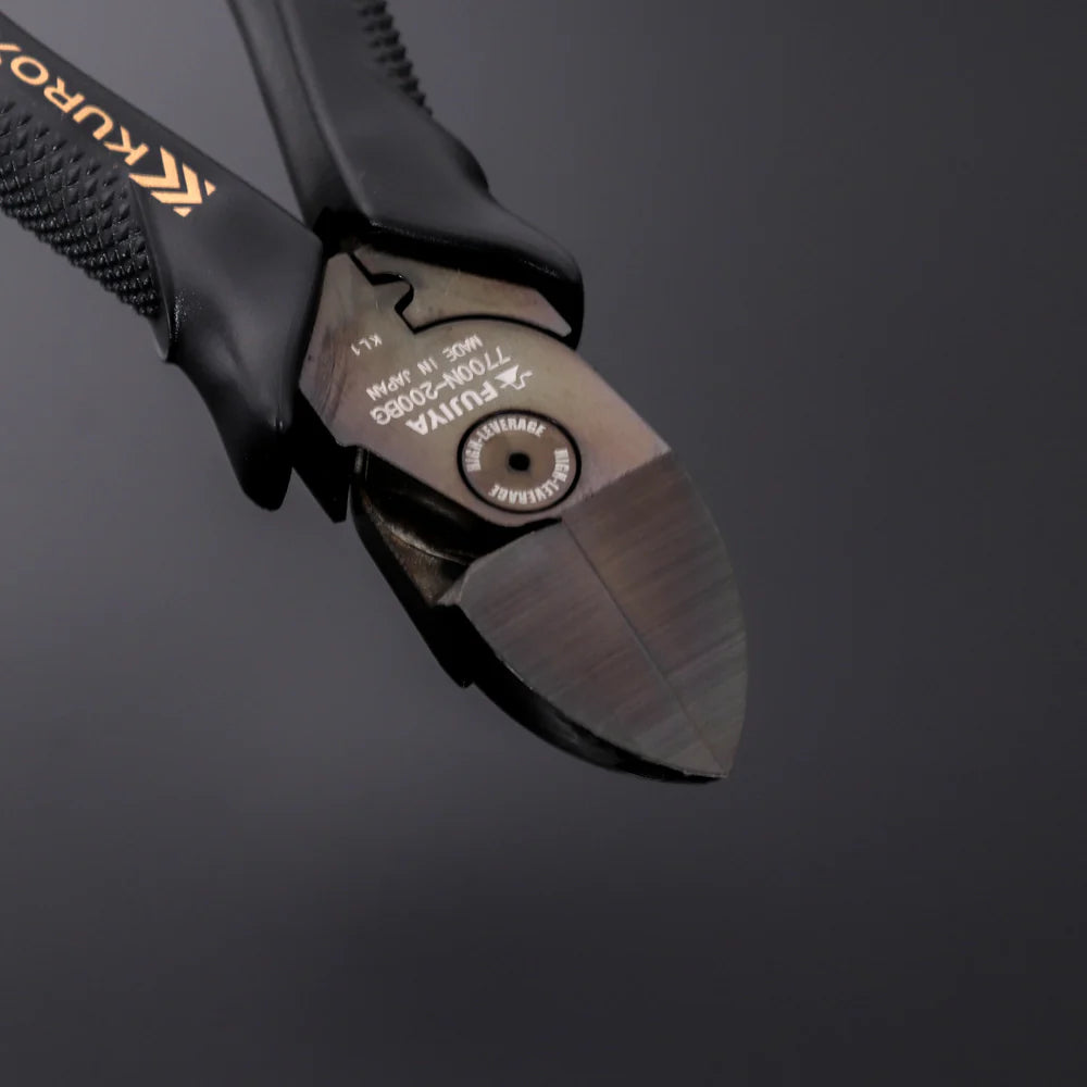 フジ矢 電工名人偏芯薄刃ニッパ(黒金)175mm 7700N-175BG