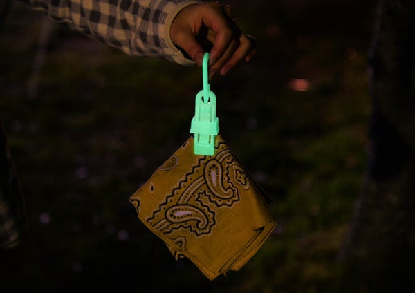 OUROBOROS CLIP (ウロボロスクリップ) 朧 蓄光グリーン/蓄光ブルー