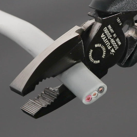 フジ矢 偏芯パワーペンチ(黒金)200mm 3000N-200BG