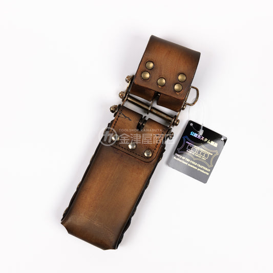 ニックス(KNICKS) 総ヌメ革3連結チェーンタイプ鳶レベルホルダー KNS-100LDX3【ヴィンテージカラー】-KNS-100LDX3-VC