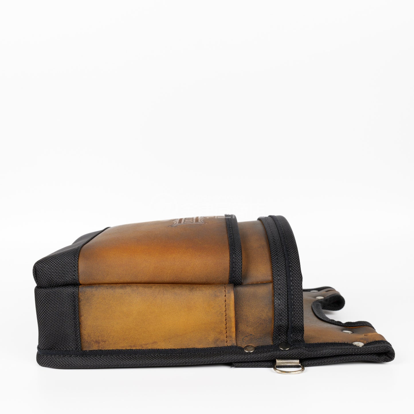 ニックス(KNICKS) グローブ革建築用2段腰袋 底・縁補強タイプ KGC-201BA【ヴィンテージカラー】-KGC-201BA-VC