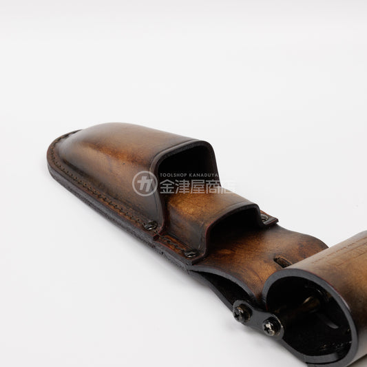 ニックス(KNICKS) チェーン式電工ナイフ・カッター2段ホルダー KN-112DX【ヴィンテージカラー】-KN-112DX-VC