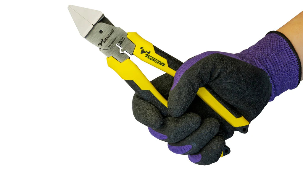 ツノダ 電工パワー斜めニッパー 200mm PW-SN200TG