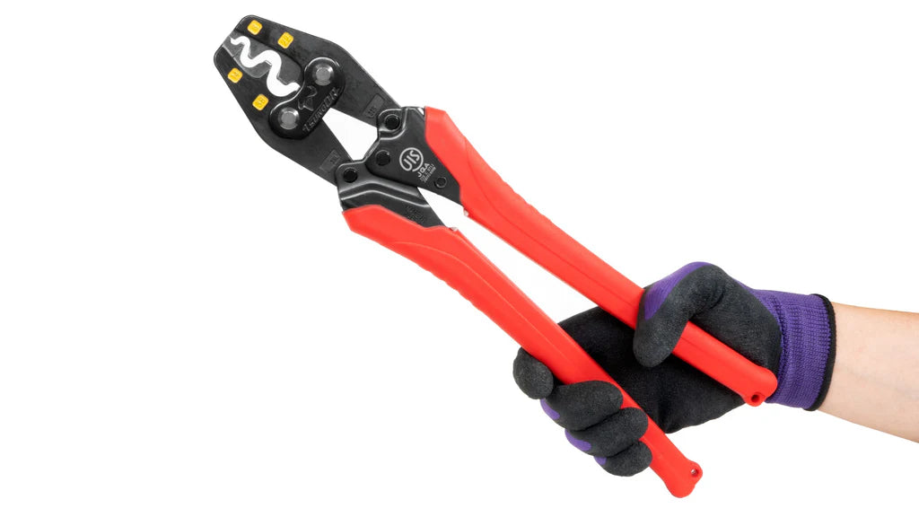 ツノダ 圧着工具 裸圧着端子・裸圧着スリーブ(JIS)8/14/22/38mm2 【TP-38】-TP-38