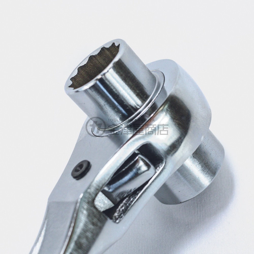 TOP工業 総磨きラチェットレンチ17×21 長直/鳶仕様-