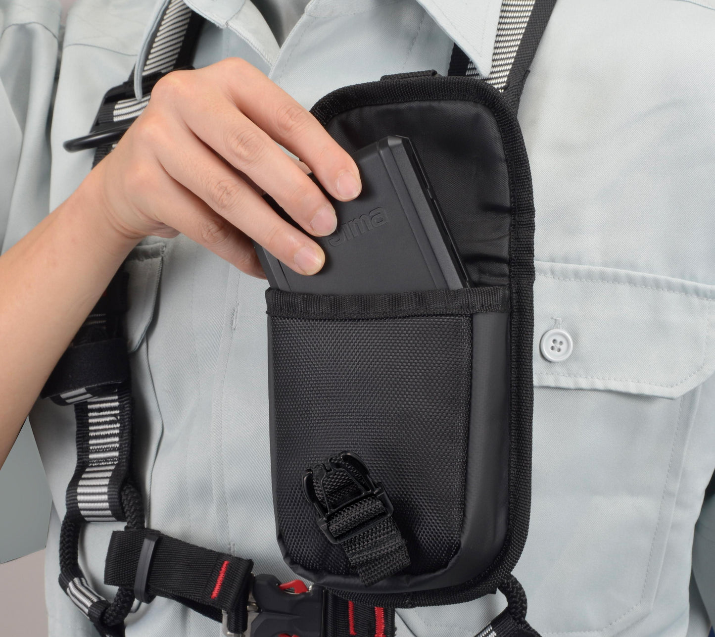 タジマ セフ着脱式パーツケース 胸用1段 SFPCN-CB1-SFPCN-CB1