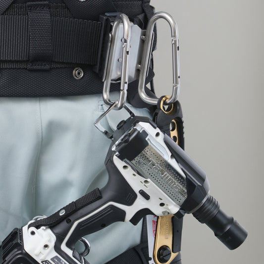 タジマ セフ着脱式工具ホルダーステン カラビナ大ダブル SFKHS-CLW-SFKHS-CLW